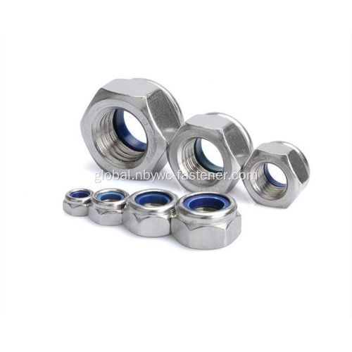 Nylon Nuts And Bolts SS NYLOCK NUTS Factory